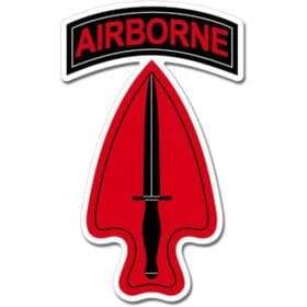 1-60 US Army Airborne Special Operations Command Emblem Sticker