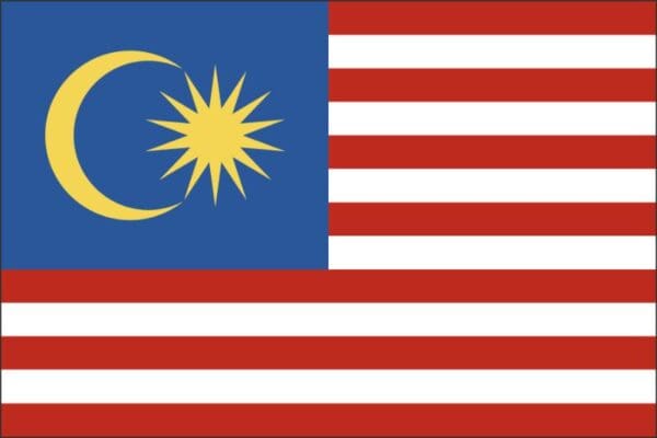 1 Malaysia Standard Flag Wall Window Car Vinyl Sticker