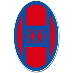 1 US Army Infantry 30th Division Old Hickory Emblem Sticker