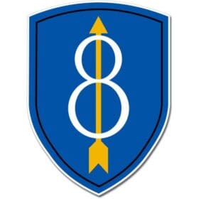 1 US Army Infantry 8th Division Pathfinder Emblem Vinyl Sticker