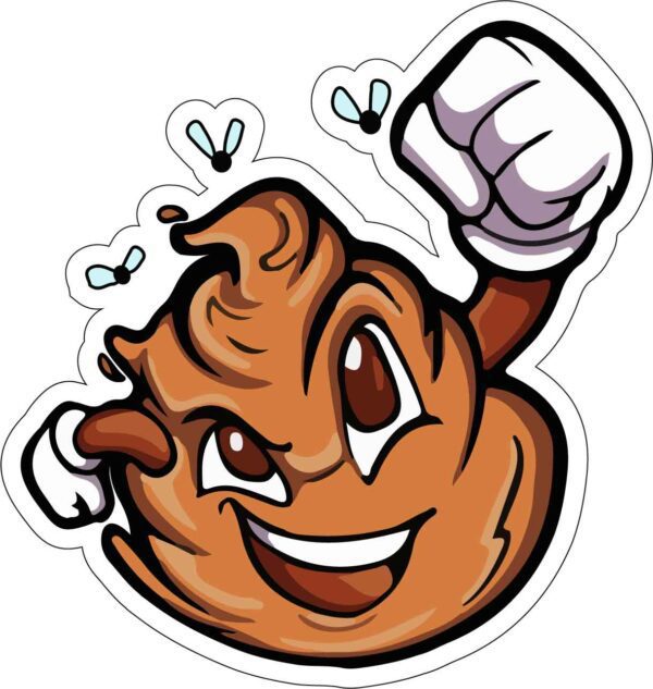 Get a Laugh with Our Hilarious "Epic Poop" Vinyl Sticker! Bring Some Humor to Your Space and stand out from the crowd with Our "Epic Poop"