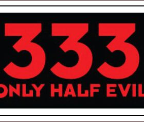 333-only-half-evil-vinyl-sticker