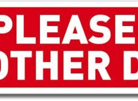 6 Use Other Door Left Sign Wall Window Car Vinyl Sticker