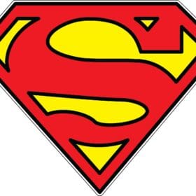 8x5-4 Superman Logo VECTOR