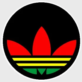 Adidas Rastadidas Rasta Reggae Style Logo Sport Vinyl Sticker