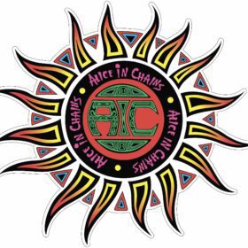 Alice In Chains Metal Music Band Logo vinyl sticker