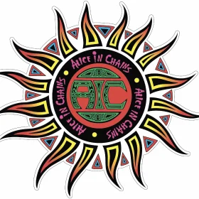 Alice In Chains Metal Music Band Logo vinyl sticker