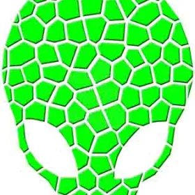 Alien Green Logo Alienware Vinyl Sticker
