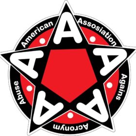 American Association ACRONYM Penta vinyl sticker