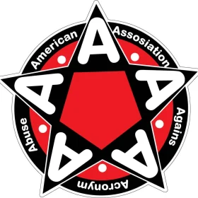 American Assosiation ACRONYM Vinyl Sticker