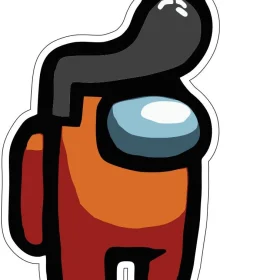 Among-Us-Game-Orange-Elvis-Hair-Sus-Impostor-Crewmate-Traitor-Vinyl-Sticker