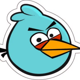 Angry-Bird-Blue-vinyl-sticker-printed