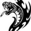 Angry Cobra Snake Cut Out Vinyl Decal