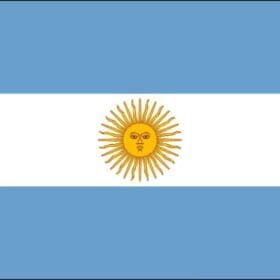 Argentina Standard Flag Wall Window Car Vinyl Sticker Decal