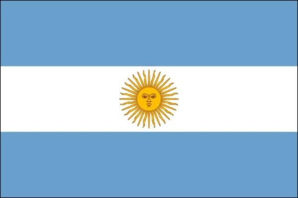 Argentina Standard Flag Wall Window Car Vinyl Sticker Decal