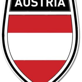 Austria Shield Crest Wall Window Car Vinyl Sticker