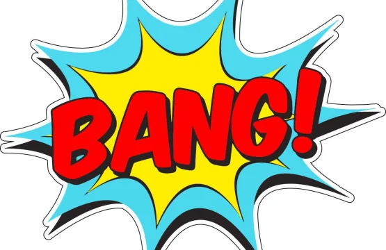 Bang Comic Book Clip Art vinyl sticker printed decal