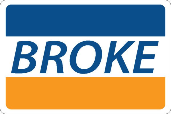 BROKE-VISA-Funny-vinyl-sticker