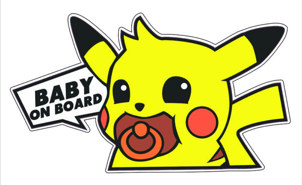 Baby on Board Pikachu