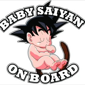 Baby Saiyan on Board