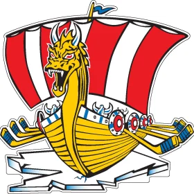 aie-Comeau-Drakkar-Logo-Victory-Attitude-Ice-Hockey-Team-Vinyl-Sticker