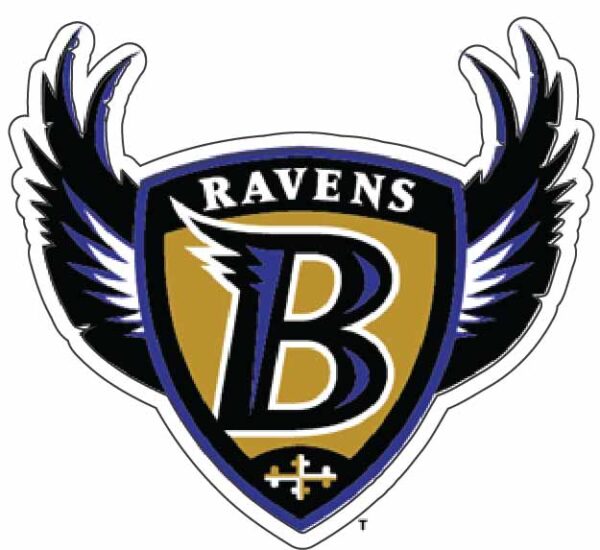 Baltimore Ravens Seek Purple and Black Power Lamar Magic Team Pride Vinyl Sticker