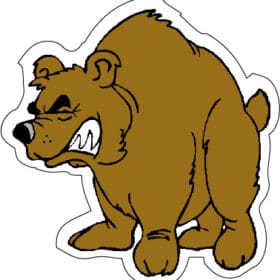 Bear Vinyl Sticker
