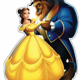 Beauty-And-Beast-Disney-vinyl-sticker