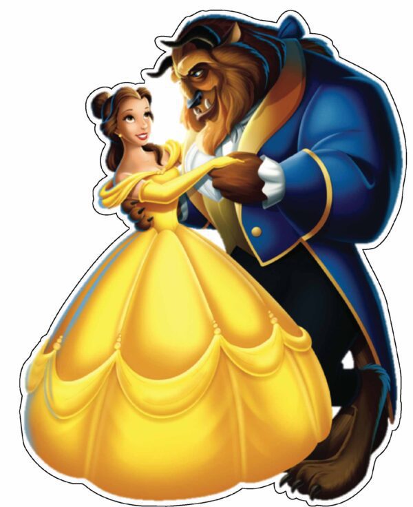 Beauty-And-Beast-Disney-vinyl-sticker