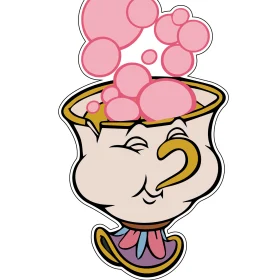 Beauty-And-The-Beast-Chip-vinyl-sticker