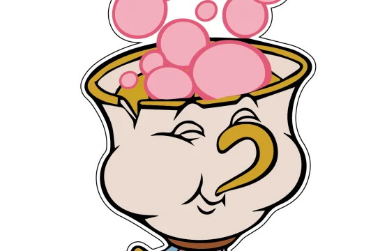 Beauty-And-The-Beast-Chip-vinyl-sticker