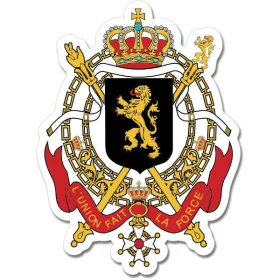 Belgium Coat of Arms Emblem Wall Window Car Sticker Decal