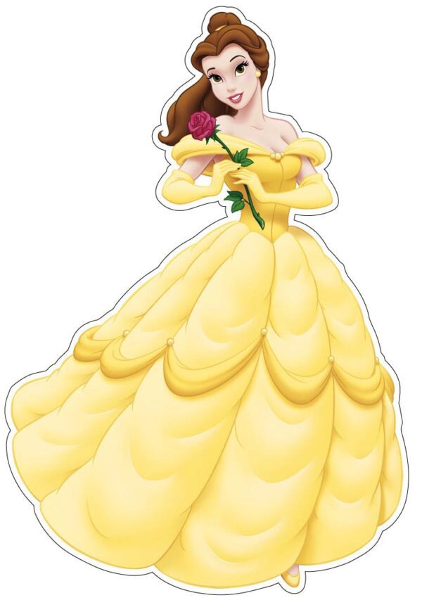 Belle-The-Disney-Princess-vinyl-sticker