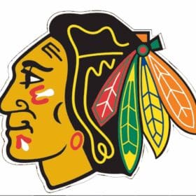 Blackhawks Head Native People of America