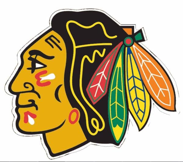 Blackhawks Head Native People of America