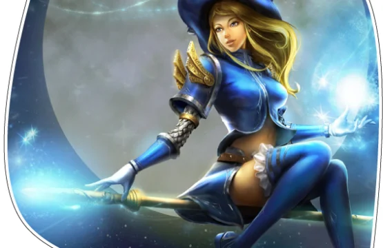 Blue-Sexy-Flying-Witch-Halloween-vinyl-sticker