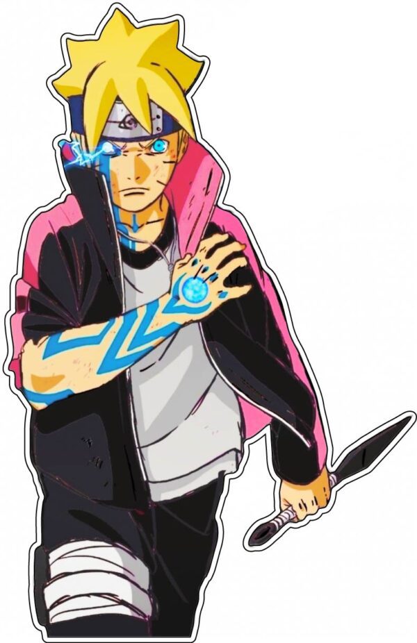 Boruto Naruto Next Generations Karma Jougan With Kunai vinyl sticker / printed vinyl decal