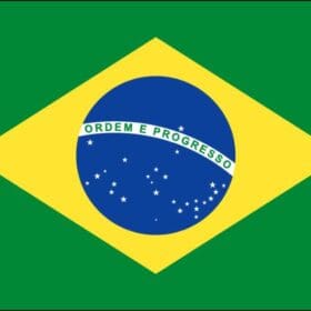 Brazil Standard Flag Wall Window Car Vinyl Sticker Decal