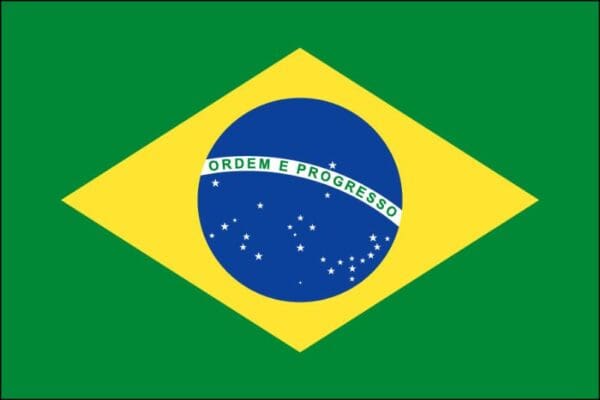 Brazil Standard Flag Wall Window Car Vinyl Sticker Decal