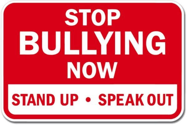 Bullying Stop Now Wall Window Car Vinyl Sticker