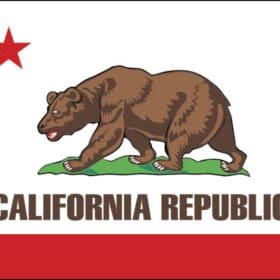 California State Flag Wall Window Car Vinyl Sticker Decal