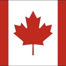 Canada Standard Flag Wall Window Car Vinyl Sticker Decal