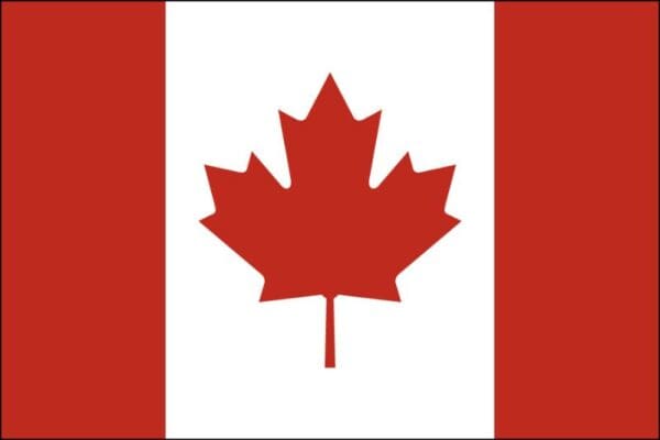 Canada Standard Flag Wall Window Car Vinyl Sticker Decal