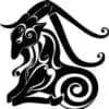 Capricorn Astrology Zodiac Sign Cut Out Vinyl Decal