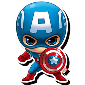 The soldier enhanced with super serum: Captain America. Throwing his shield at Nazis, he will not tolerate bad language and is America's ass.