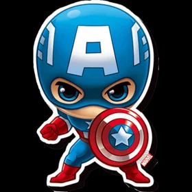 The soldier enhanced with super serum: Captain America. Throwing his shield at Nazis, he will not tolerate bad language and is America's ass.