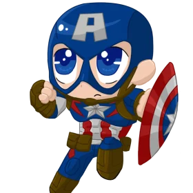 The soldier enhanced with super serum: Captain America. Part of the Avengers, he is Steve Rogers with a heart of gold but a virgin.