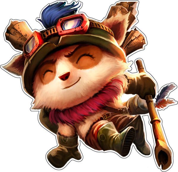 Captain-Teemo-vinyl-sticker