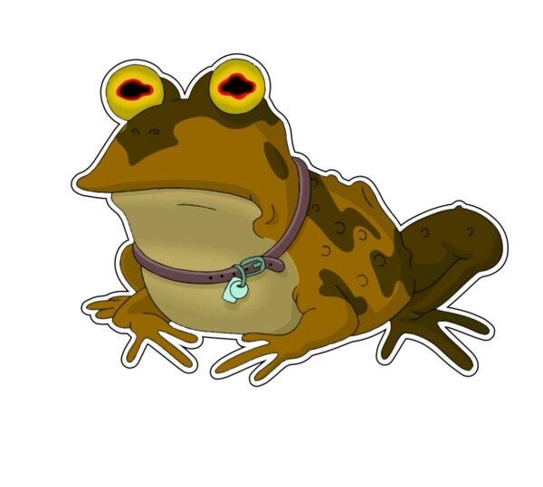 Cartoon-Hypno-Frog-Toad-vinyl-sticker
