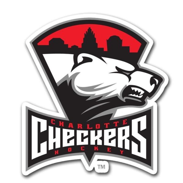 Charlotte Checkers AHL Hockey Logo vinyl sticker